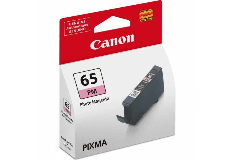 Canon CLI-65M Original Ink Cartridge Photo Magenta for PIXMA PRO-200 Printer - Product Photo 1 - Side View