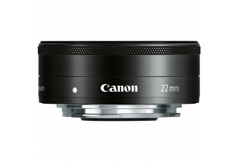 Canon EF-M 22mm f2 STM Pancake Lens for EOS M - Product Photo 1 - Side view