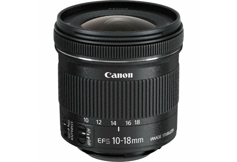 Canon EF-S 10-18mm f4.5-5-6 IS STM Lens - Product Photo 7 - Side view