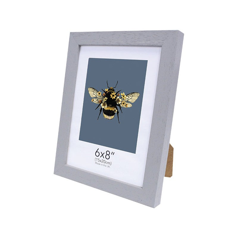 Product Image of Claxton Light Grey Woodgrain Picture Frame