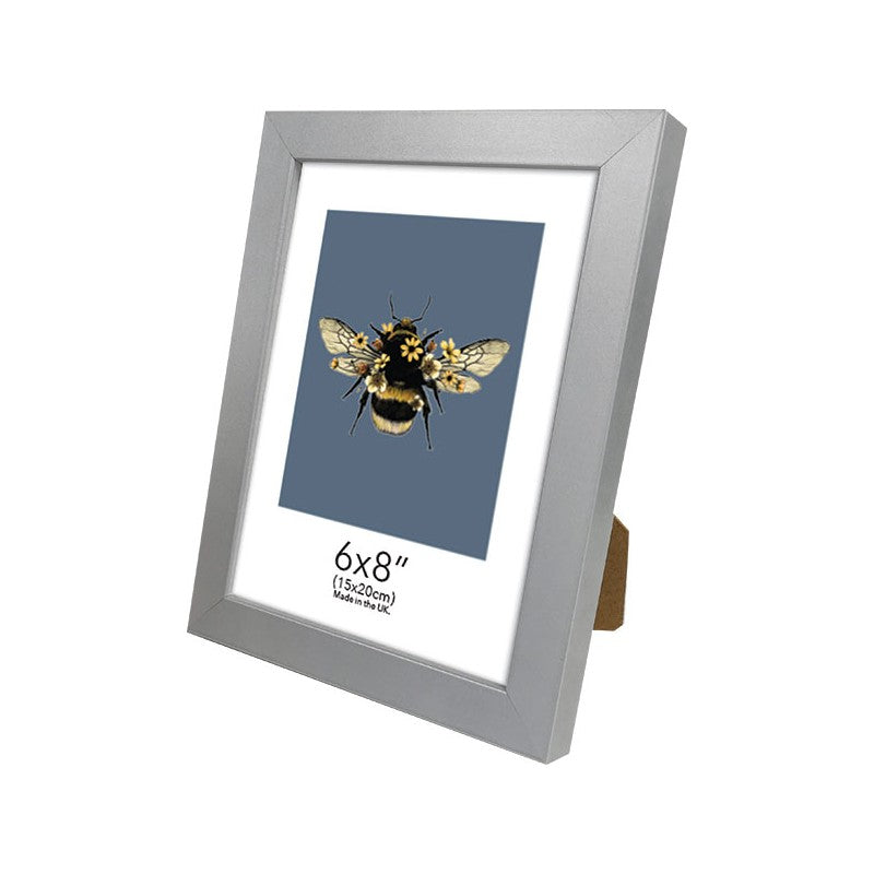 Product Image of Claxton Silver Woodgrain Picture Frame