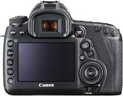 Canon EOS 5D Mark IV SLR Camera Body - Product Shot 3 - Rear view of the camera body with the screen and controls visible