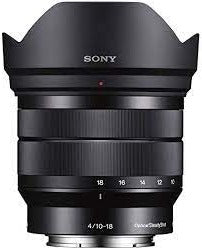 Sony E 10-18mm F4 OSS E-mount Lens SEL1018