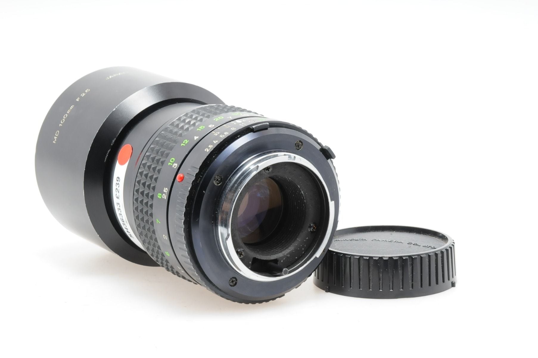 Used Minolta MD Tele Rokkor 100mm F2.5 portrait lens (SH36333)