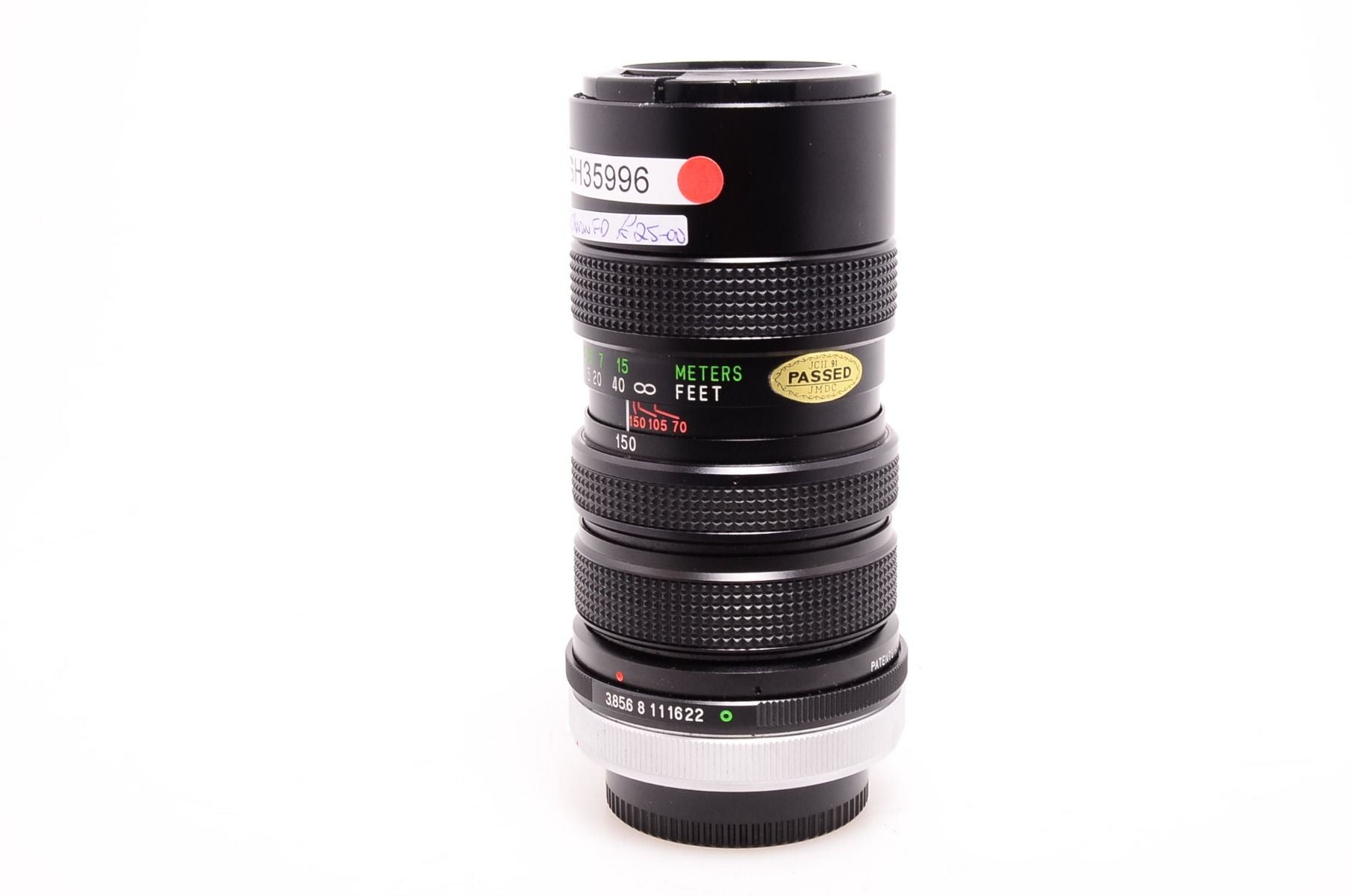 Used Vivitar 70-150mm F3.8 zoom lens for Canon FD Film (SH35996)