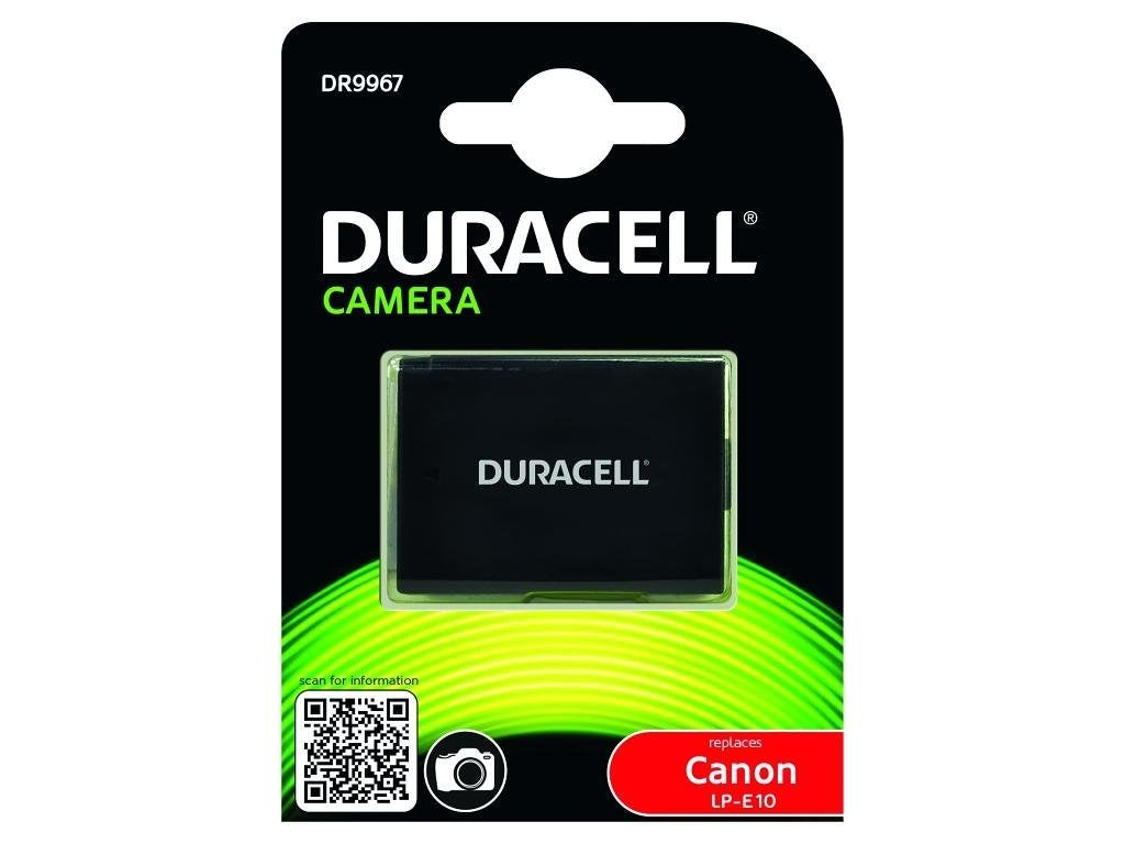 Product Image of Duracell Replacement Digital Camera Battery for a Canon LP-E10 Battery (EOS 1100D, 1200D, 2000D, 4000D)