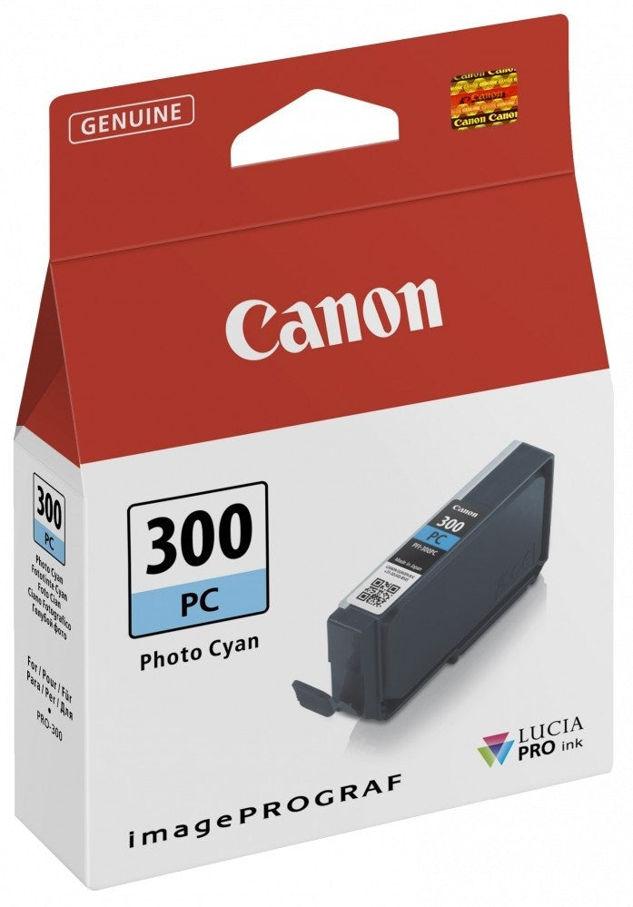 Product Image of Canon Ink Cartridge PFI-300PC - Cyan for for the imagePROGRAF PRO-300