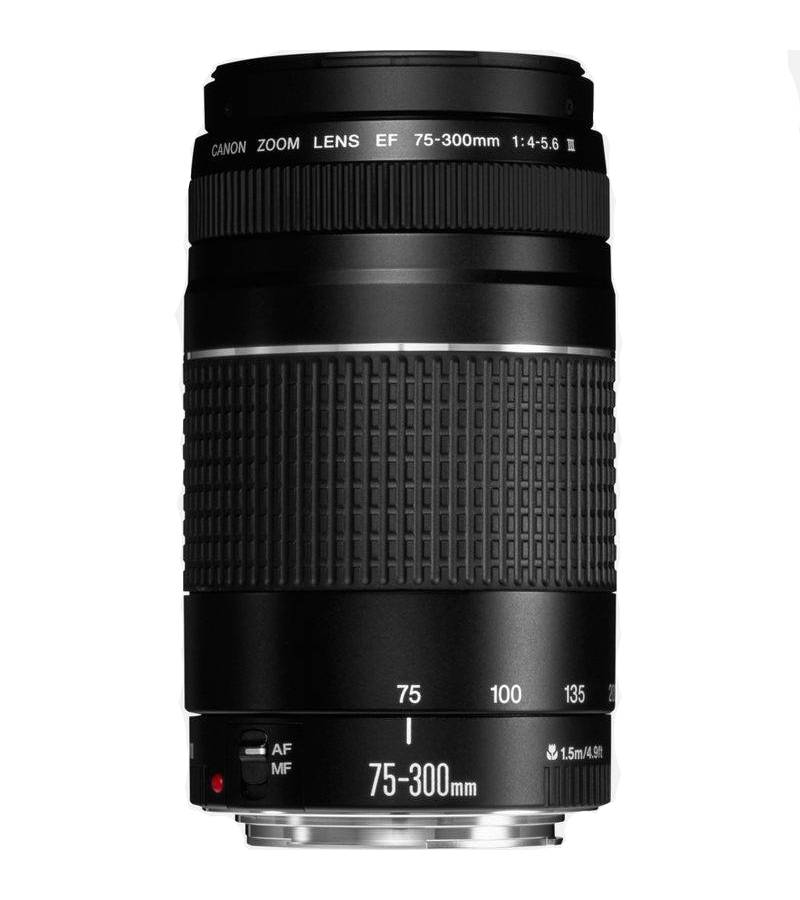 Canon EF 75-300mm F4-5.6 III DSLR Telephoto Lens - Product Photo 1 - Stand Up