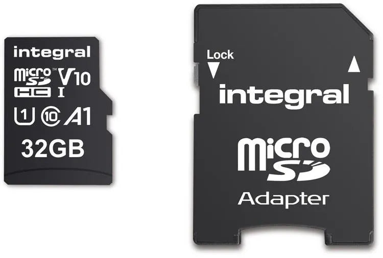 Product Image of Integral High Speed 32GB UHS-I U1 Class 10 MicroSDHC Memory Card