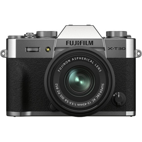 Product Image of Fujifilm X-T30 II Mirrorless Camera Body & XC 15-45mm F3.5-5.6 OIS PZ Lens - Silver