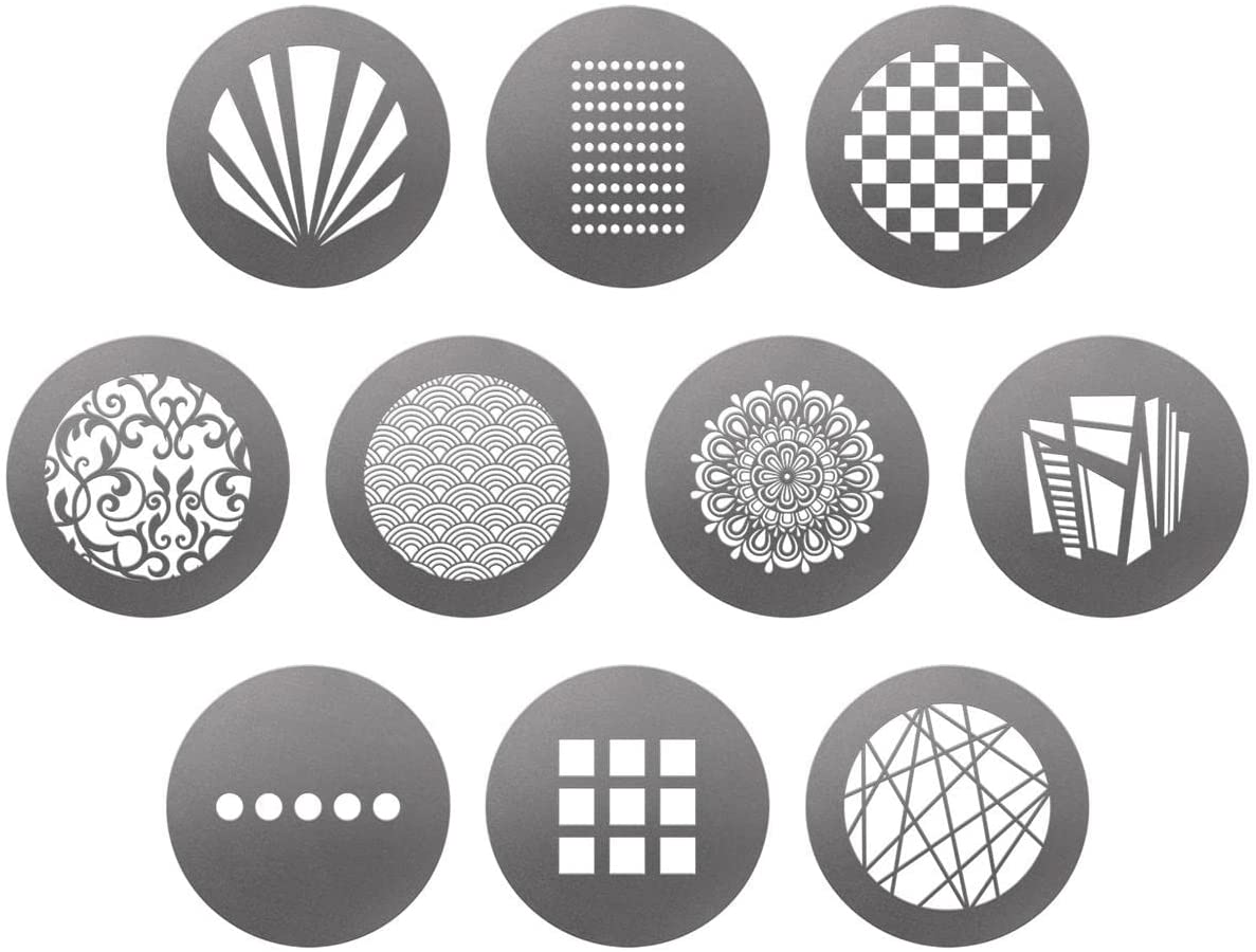 Product Image of Westcott GOBO Pack: Pattern Designs (10-Pack) for use with Optical Spot by Lindsay Adler