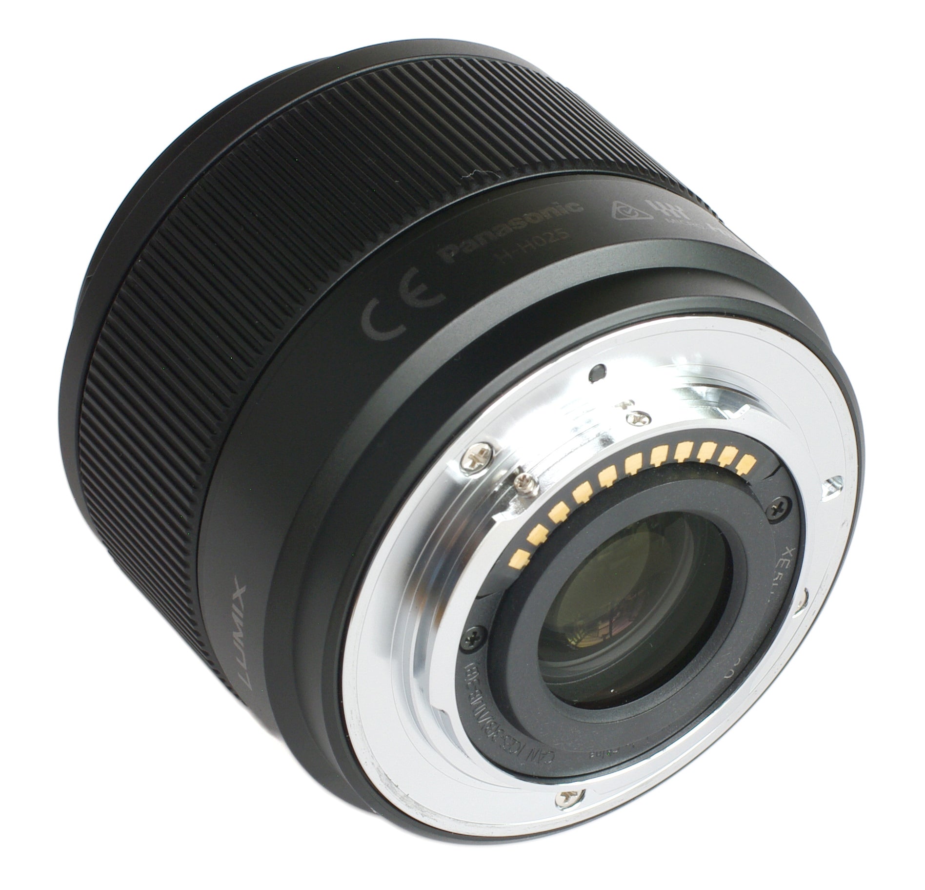 Panasonic 25mm f1.7 Lumix G ASPH lens, black in plain box