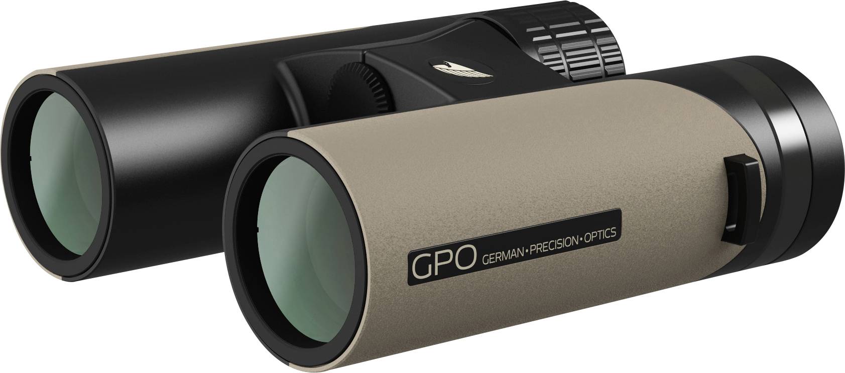 GPO Passion ED 10x32 Binoculars - Black/Sand