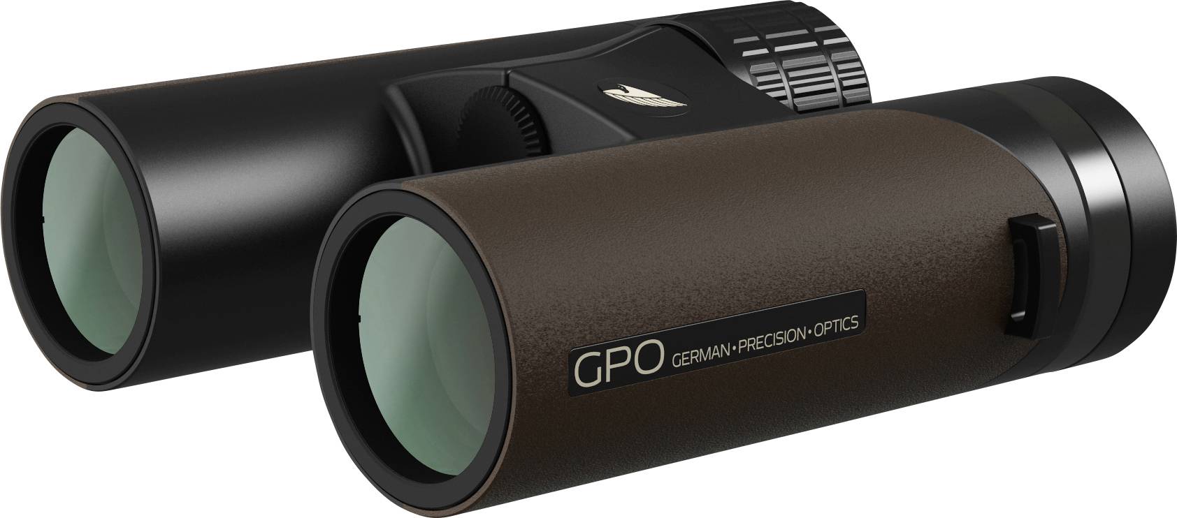GPO Passion ED 10x32 Binoculars - Black/Brown