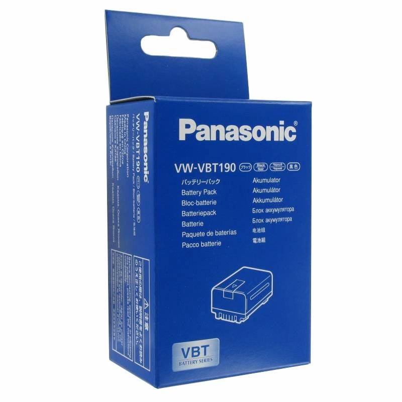 Panasonic VW-VBT190 1940mAh Camcorder Battery for V720/710. V520/510. V210. V110