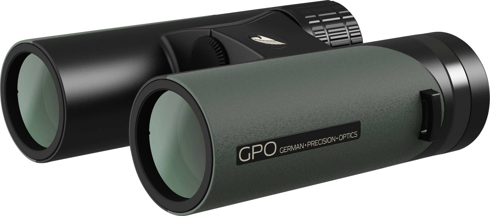 GPO Passion ED 8x32 Binoculars - Black/Green