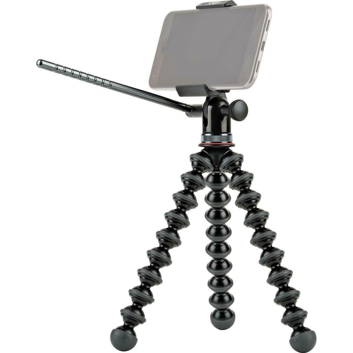Product Image of JOBY GripTight PRO GP Video Stand, Pan and Tilt Video Head and Gorilla Pod Flexible Tripod - for Smartphones