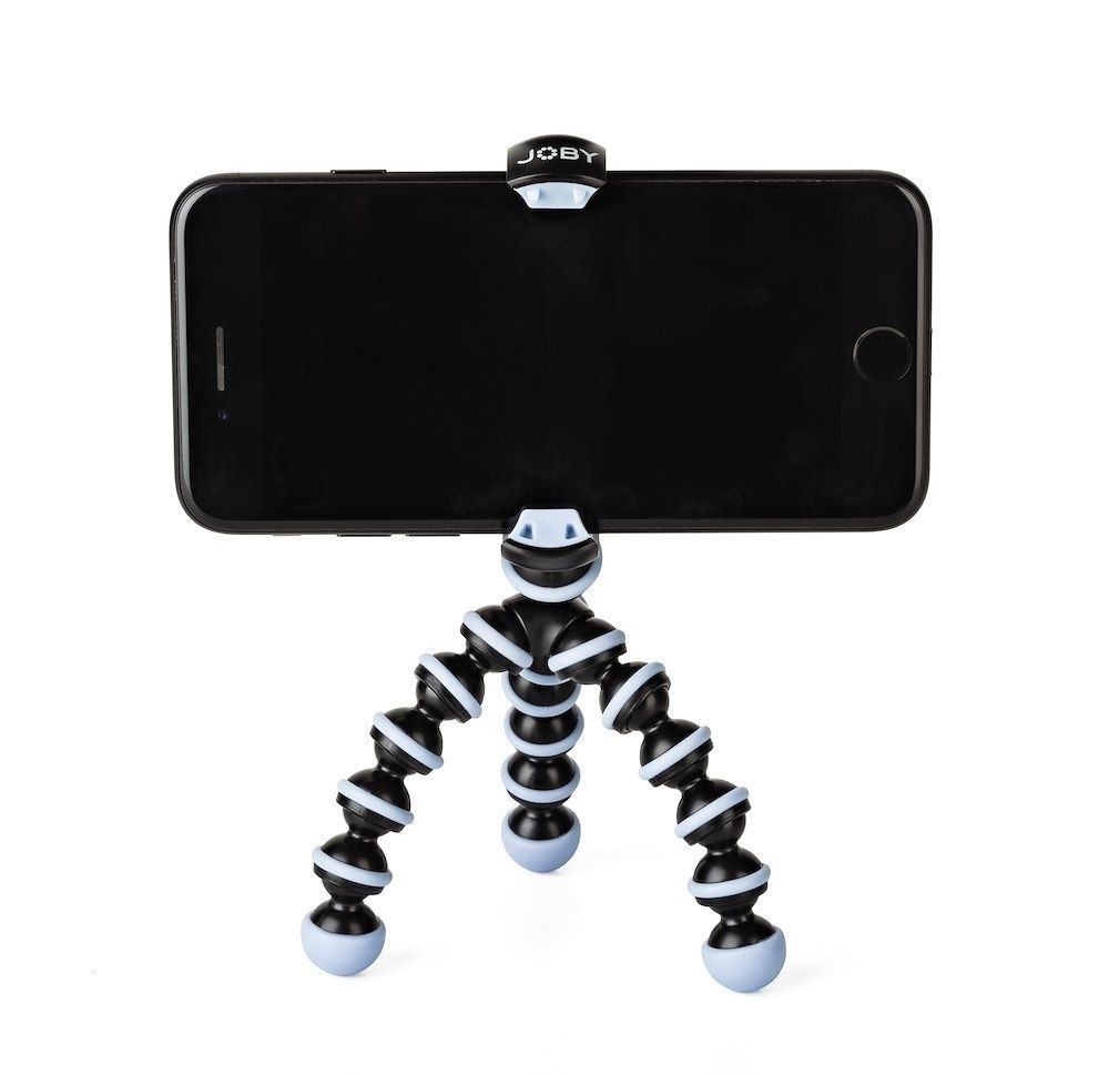 Joby GorillaPod Mobile Mini, Flexible Mini Tripod for Smartphones - Black and Blue