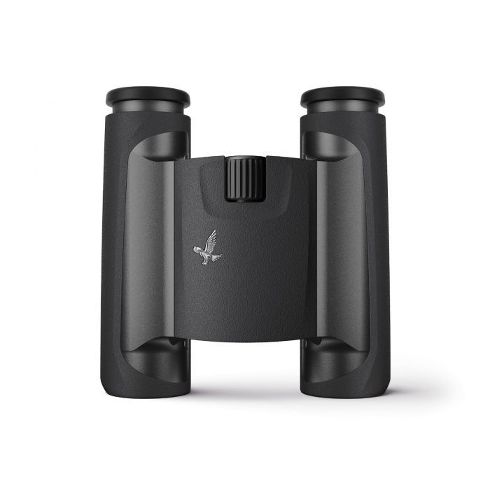 Swarovski CL 10x25 Pocket Binoculars Anthracite with Wild Nature Accessory Pack - Product Photo 2 - Top down view of the binoculars