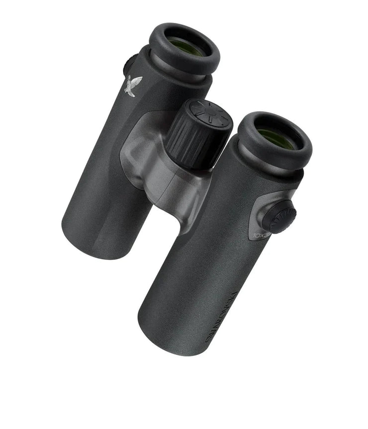 Swarovski 8x30 CL Companion Binocular - Anthracite with Wild Nature Accessory Pack - Product Photo 7 - Rear view of the binoculars with the eye piece visible