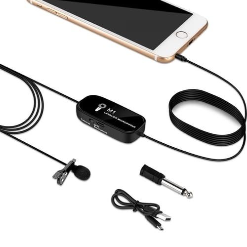 Product Image of K&F Filter Lavalier Microphone Lapel Mini Omnidirectional Condenser External Mic