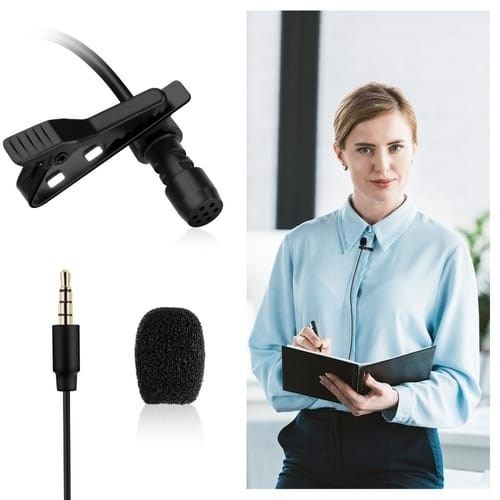 K&F Filter Lavalier Microphone Lapel Mini Omnidirectional Condenser External Mic