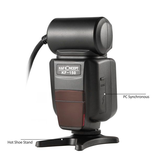 K&F Concept KF150 TTL Macro Ring Flash for Nikon GN14 for dental macro photography