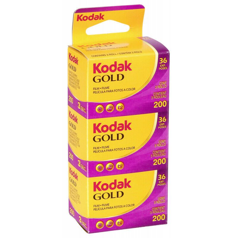 Product Image of Kodak Gold 200 135/36 35mm Film 3 pack