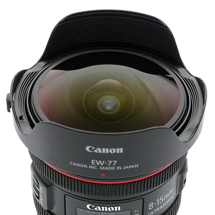 Canon EF 8-15mm f4 L Fisheye USM Lens - Product Photo 4 - Close up view of the glass