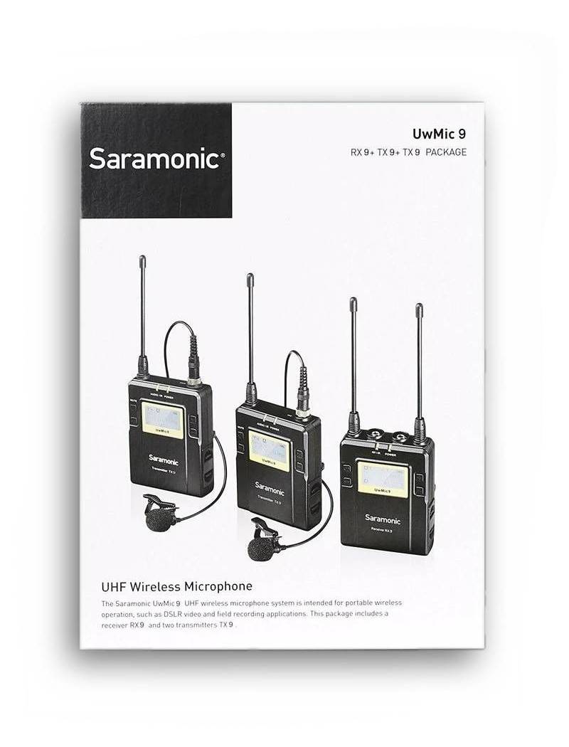 Saramonic UwMic9 Wireless Receiver and Twin Transmitter Kit