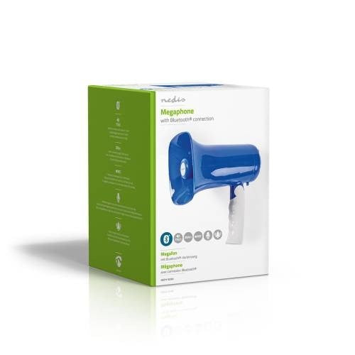 Product Image of Megaphone with Volume control Built-In Microphone - Built-in siren - Bluetooth