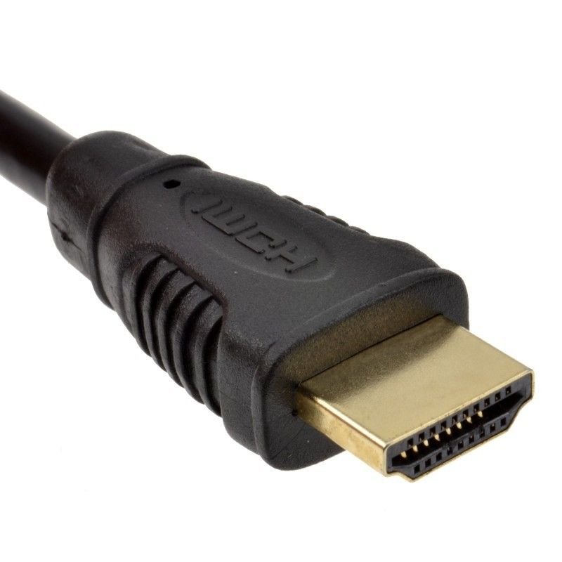 Mini HDMI Type C Male Plug to HDMI Male Cable Lead GOLD 1m