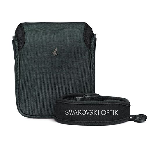 Swarovski Cl Companion 10x30 - Anthracite Binoculars with Wild Nature Accessory Pack - Close up of the carry case and harness