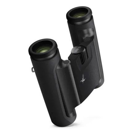 Swarovski CL 10x25 Pocket Binoculars Anthracite with Wild Nature Accessory Pack - Product Photo 7 - Top down view showing the glass of the eyepiece