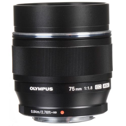 Product Image of Olympus 75mm f1.8 M.ZUIKO PW EZ Black Micro Four Thirds Lens