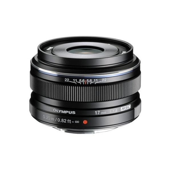 Product Image of Olympus 17mm F1.8 MFT Wide Angle Lens - Black