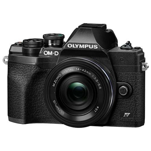 Product Image of Olympus OM-D E-M10 Mark IV with 14-42mm EZ Lens Kit - Black