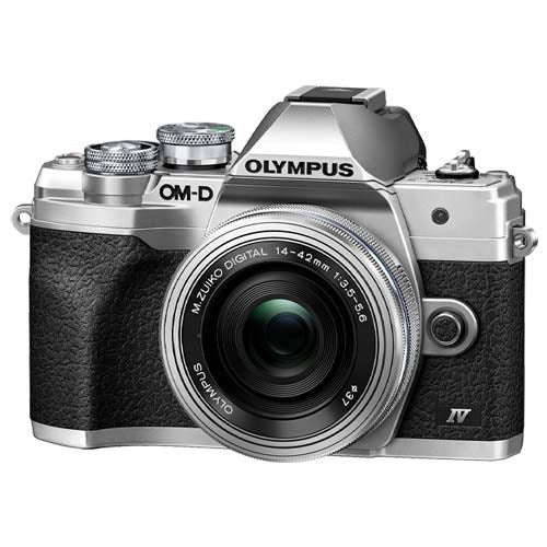 Product Image of Olympus OM-D E-M10 Mark IV Camera with 14-42mm EZ Lens Kit - Silver