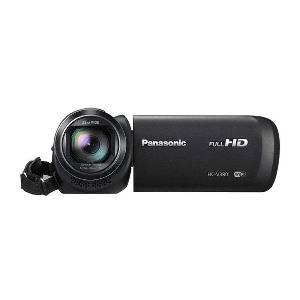 Panasonic HC-V380EB-K Full HD Video Camera with 50 X Optical Zoom Camcorder - Black