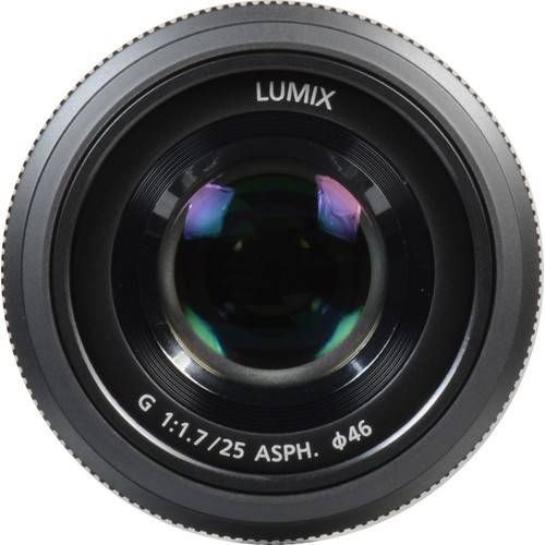 Panasonic 25mm F1.7 LUMIX G Asph Lens Black