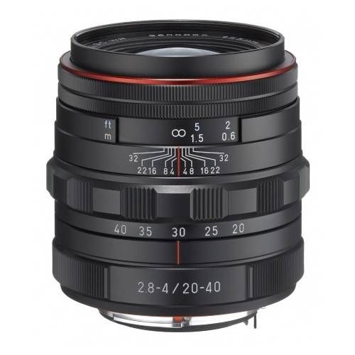 Pentax HD DA 20-40mm f2.8-4.0 ED Wide Angle Lens - Black