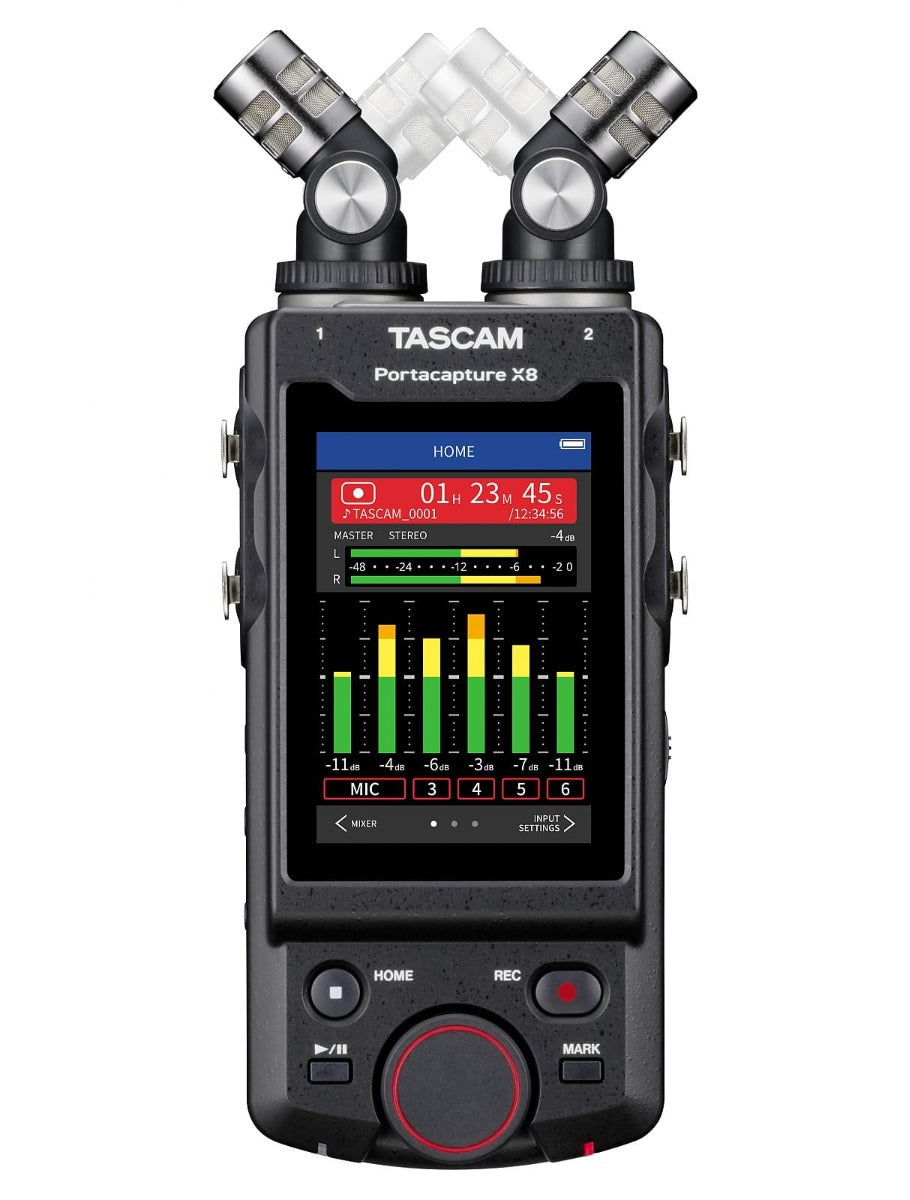 Product Image of Tascam Portacapture X8 High-Resolution Multi-Track Handheld Recorder