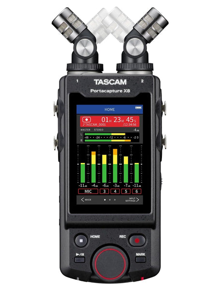 Tascam Portacapture X8 High-Resolution Multi-Track Handheld Recorder