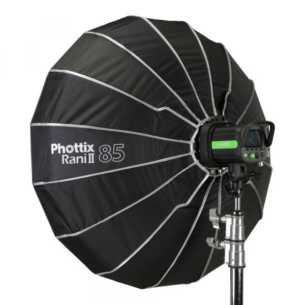 Phottix Phottix Rani II 80 Folding Beauty Dish (80cm, 33", Silver, 16-Rod)
