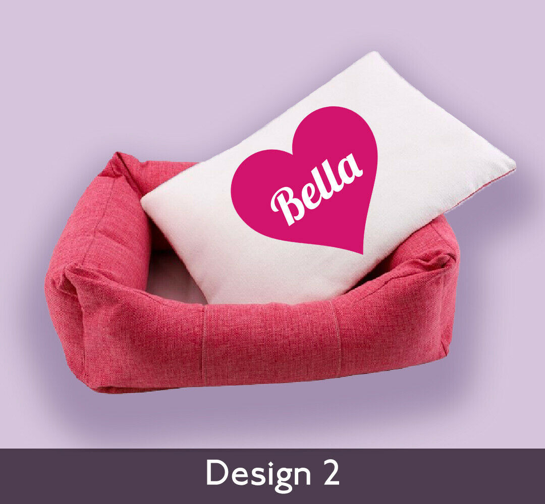 Personalised Pet Bed - Pink