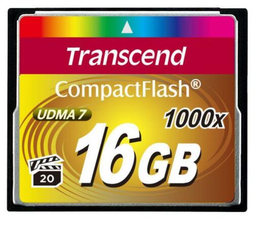 Product Image of Transcend Compact Flash 16GB 1000x CF Card