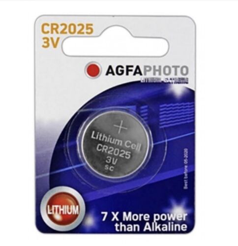 Agfa CR2025 3v Lithium Battery for Cameras, Watches, Calculators