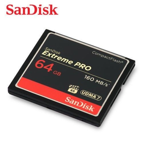 SanDisk 64GB Extreme Pro Compact Flash CF Memory Card 160MB/S SDCFXPS For Camera