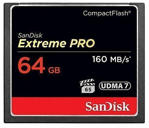 Product Image of SanDisk 64GB Extreme Pro Compact Flash CF Memory Card 160MB/S SDCFXPS For Camera