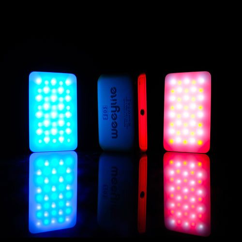 Weeylite S03 4W RGB Colorful Pocket LED Light 2800K~6800K Control Via Mobile APP - Grey